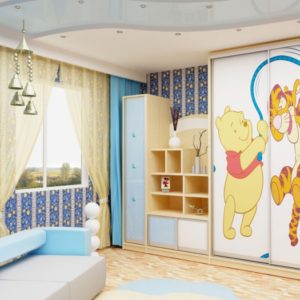 стенка со шкафом купе в детскую казань